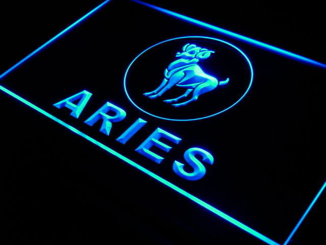 Aries Zodiac LED Light Sign